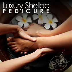 Luxury Shellac Pedicure Luxury Shellac Pedicure